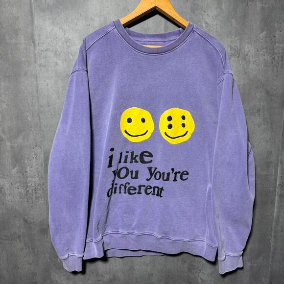 CPFM XYZ Cactus Plant Flea Market “I like you you’re different” Sweatshirt - Picture 2 of 7